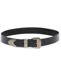 Pinko - Shiny Metallic Finishes Belt - Lyst