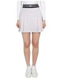 J.Lindeberg - Pleated Midi Skirt - Lyst