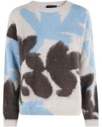 Roberto Collina - Crew Neck Long-Sleeved Sweater - Lyst