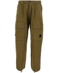 C.P. Company - Microreps Boxy Cargo Lens Pants - Lyst