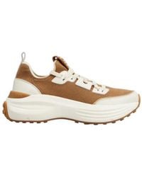 Tod's - Logo Detailed Lace-Up Sneakers - Lyst