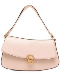 Stella McCartney - Logo Plaque Fold-Over Shoulder Bag - Lyst