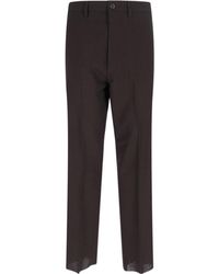 Prada - Wool Pants - Lyst