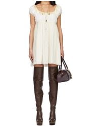 Chloé - Short-Sleeved Mini Dress - Lyst