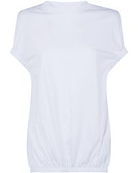 Liviana Conti - Hailey Gathered T-Shirt - Lyst