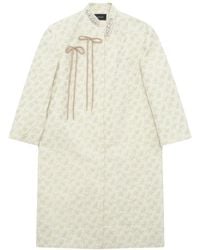 Simone Rocha - Floral Print Trench Coat - Lyst