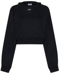Off-White c/o Virgil Abloh - Crewneck Long-Sleeved Sweatshirt - Lyst