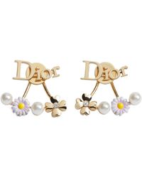 Dior - Mini Daisy Earrings - Lyst