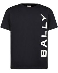 Bally - Logo Printed Crewneck T-Shirt - Lyst