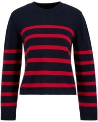 Barbour - Striped Crew Neck Sweater - Lyst