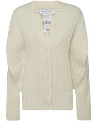 Fabiana Filippi - Ribbed-Knit Buttoned Cardigan - Lyst