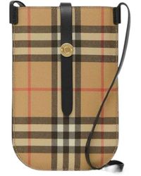 Burberry - Vintage Check Printed Phone Case - Lyst