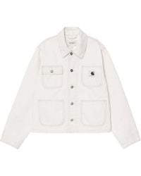 Carhartt - Mercer Chore Striped Denim Jacket - Lyst