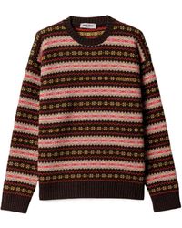 Miu Miu - Wool Fair Isle Sweater - Lyst