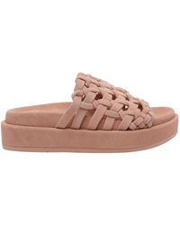 Paloma Barceló - Paloma Barceló Round Toe Sandals - Lyst