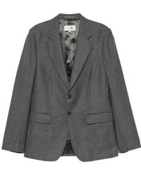 MM6 by Maison Margiela - Frayed-Edge Blazer - Lyst