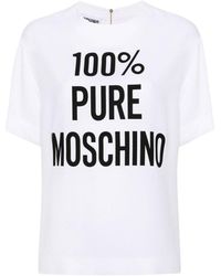 Moschino - Slogan Printed Crewneck T-Shirt - Lyst