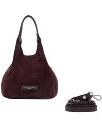 Gianni Chiarini - Dua Suede Logo-Patch Tote Bag - Lyst