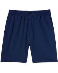 Ami Paris - Ami De Coeur Elasticated Waistband Track Shorts - Lyst
