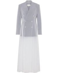 Maison Margiela - Covered Tailored Maxi Dress - Lyst