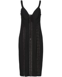 Dolce & Gabbana - Solid Color Sleeveless Slim-Fit Dress - Lyst