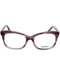Max Mara - Square Frame Glasses - Lyst