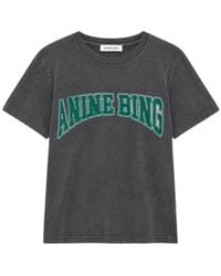 Anine Bing - Short-Sleeved Crew-Neck T-Shirt - Lyst