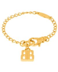 Balenciaga - Nano Bb Thin Bracelet - Lyst