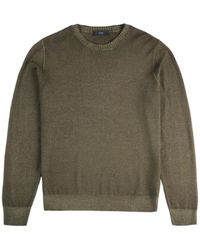Fay - Ribbed Crew Neck Knitwear - Lyst