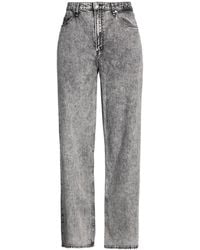 Rag & Bone - Plain Colour Wide-Leg Jeans - Lyst