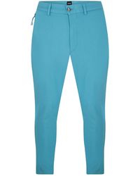 BOSS - Solid Color Casual Trousers - Lyst