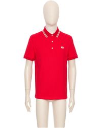 Valentino - Vlogo Embroidered Short-Sleeved Polo Shirt - Lyst