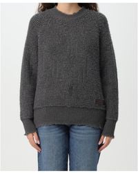 DSquared² - Waffle-Knit Raglan-Sleeve Sweater - Lyst