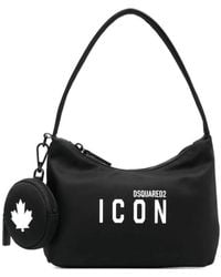DSquared² - Logo-Printed Zipped Shoulder Bag - Lyst