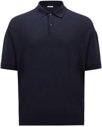Moncler - Logo Patch Short-Sleeved Polo Shirt - Lyst