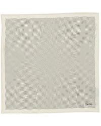Tom Ford - Dot Printed Square Scarf - Lyst