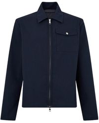 Moncler - Zippered Long Sleeve Casual Jacket - Lyst
