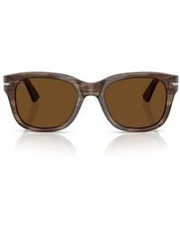 Persol - Square Frame Sunglasses - Lyst