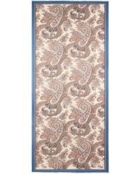 Etro - Cashmere-Blend Scarf With Floral Paisley Motif - Lyst