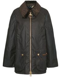 Barbour - Allerston Logo Embroidered Zipped Jacket - Lyst