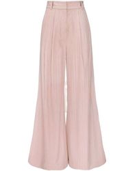 Zimmermann - Stripe Wide Leg Pants - Lyst