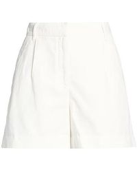 Brunello Cucinelli - Solid Twill Shorts - Lyst