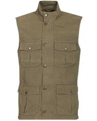 Barbour - Multi-Pocket Gilet Jacket - Lyst