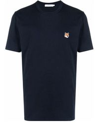 Maison Kitsuné - Maison Kitsuné Fox Head Patch T-Shirt - Lyst