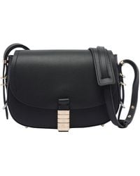 Pinko - Saddle Foldover Top Mini Crossbody Bag - Lyst