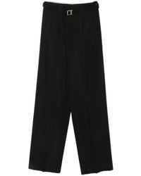 The Seafarer - Belted Wide-Leg Trousers - Lyst