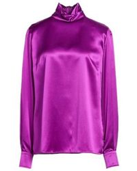 Dolce & Gabbana - Top Silk - Lyst