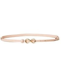 Twinset - Logo-Buckle Leather Belt - Lyst