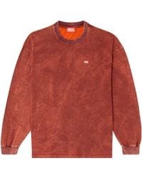 DIESEL - T-Boxt-Ls-T3 Acid-Wash Long-Sleeve T-Shirt - Lyst