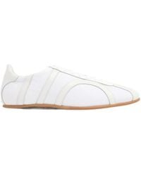 TOTEME - Canvas Lace-Up Sneakers - Lyst